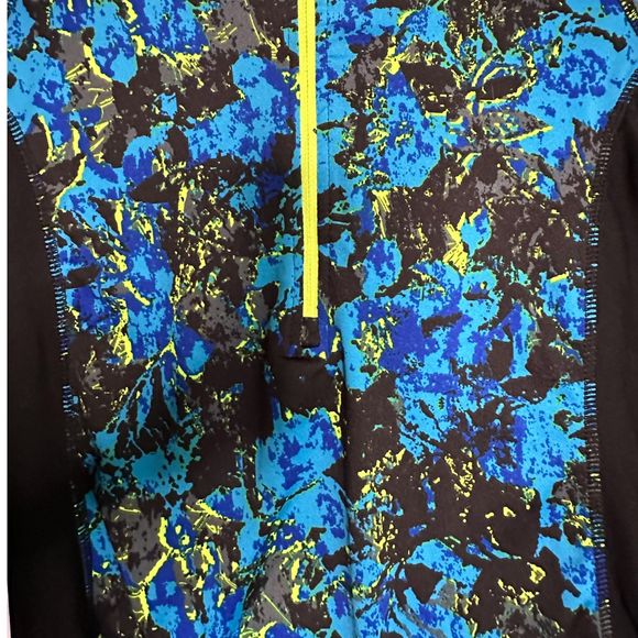 RBX Women's Black, Blue, Green Athletic Pullover, Medium, Pre-owned - Picture 4 of 5